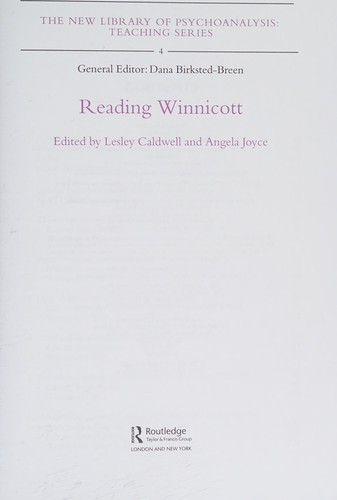 Reading Winnicott