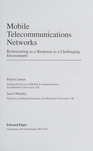Mobile telecommunications networks