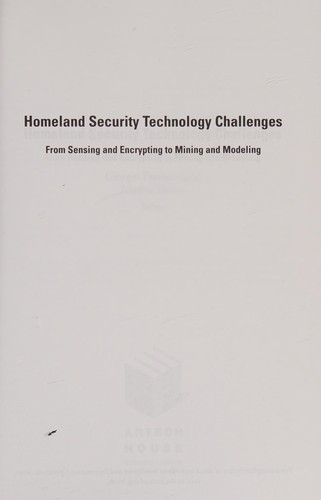 Homeland security technology challenges