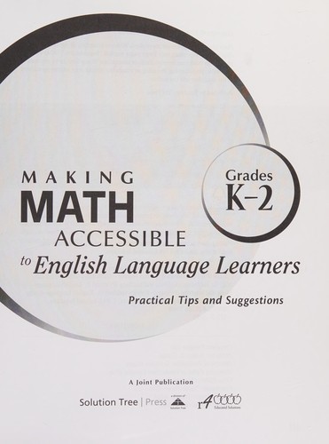 Making math accessible to English language learners