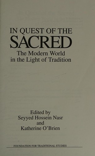 In Quest of the Sacred