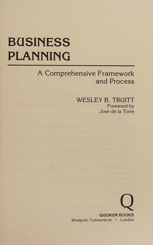 Business planning
