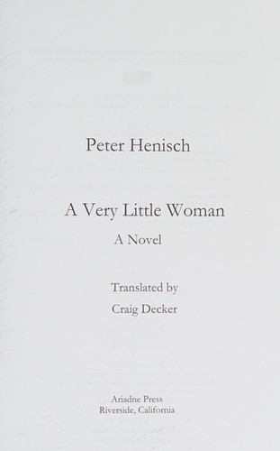 A very little woman