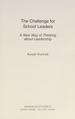Challenge for School Leaders