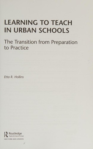 Learning to teach in urban schools