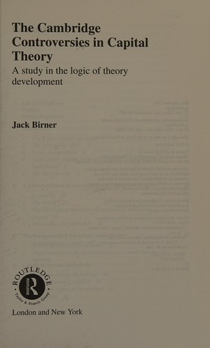 The Cambridge controversies in capital theory