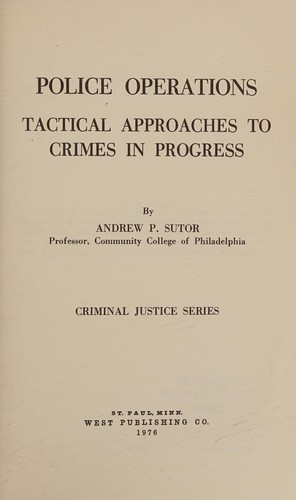 Police operations