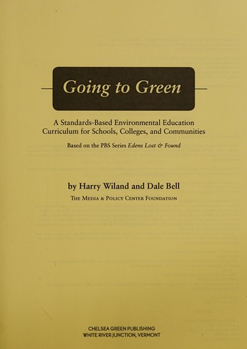 The going to green curriculum