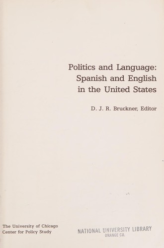 Politics and language