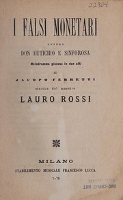 I falsi monetari, ovvero, Don Eutichio e Sinforosa