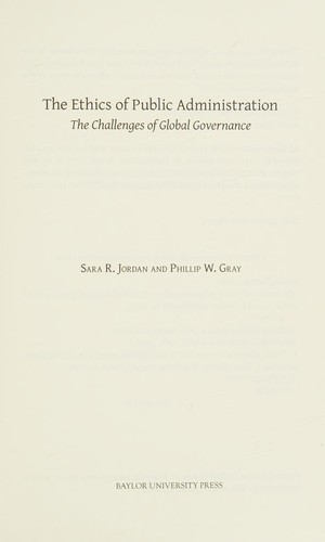 The ethics of public administration