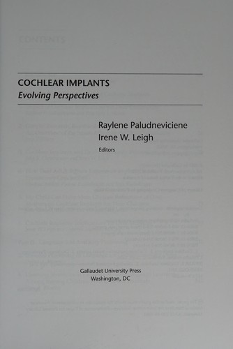 Cochlear implants