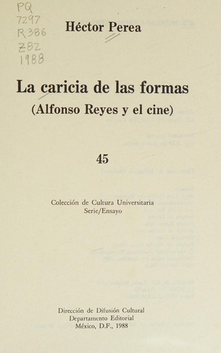 La caricia de las formas