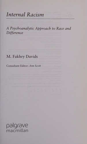 Race and Difference (Palgrave Psychotherapy)