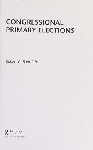 Congressional Primary Elections