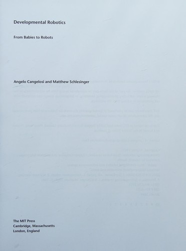 Developmental Robotics