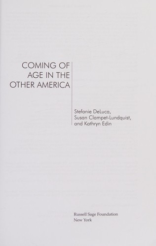 Coming of age in the other America