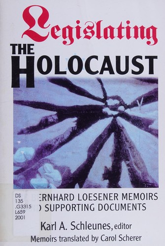 Legislating the Holocaust