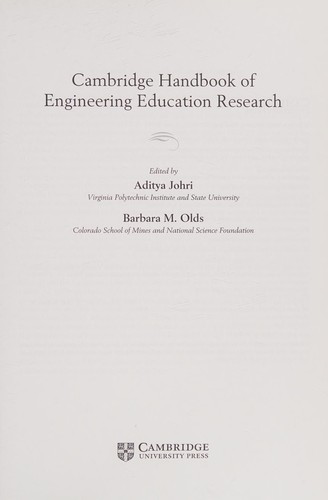Cambridge Handbook of Engineering Education Research