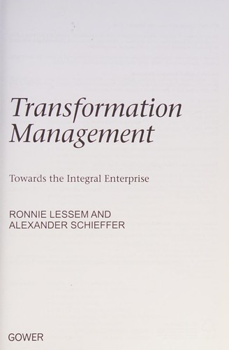 Transformation management
