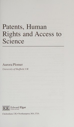 Patents, Human Rights and Access to Science