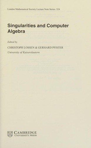 Singularities and computer algebra