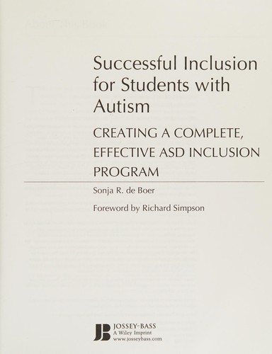 Successful inclusion for students with autism