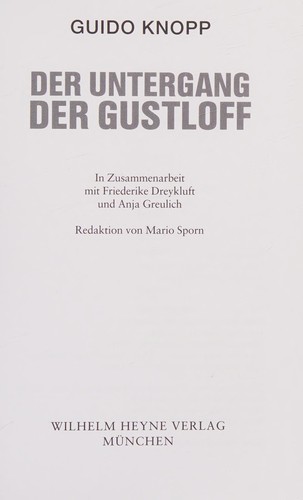 Der Untergang der Gustloff