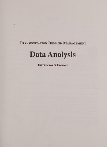 Transportation demand management