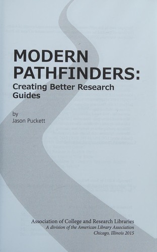 Modern pathfinders