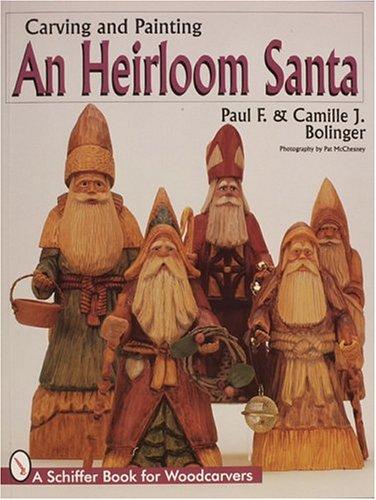Carving and painting an heirloom Santa