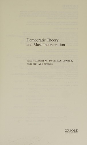 Democratic Theory and Mass Incarceration