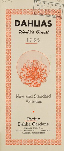 Dahlias, world's finest 1955