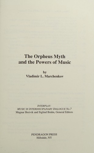 The Orpheus myth and the powers of music