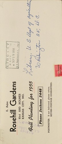 Fall planting for 1955