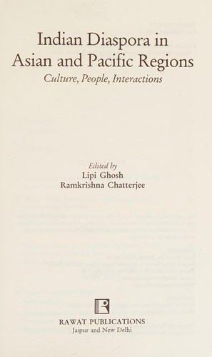 Indian diaspora in Asian and Pacific regions
