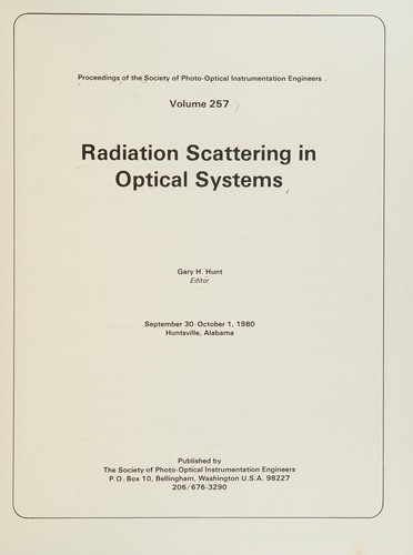 Radiation scattering in optical systems