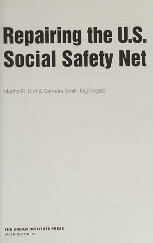 Repairing the U.S. social safety net