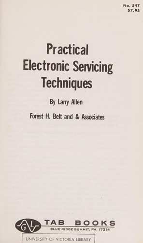 Practical electronic servicing techniques