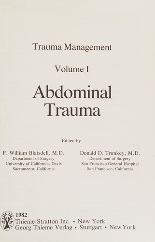 Abdominal trauma