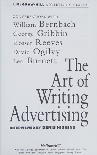 Art of Writing Advertising