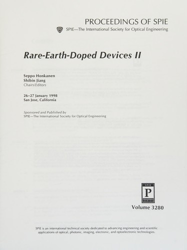 Rare-earth-doped devices II