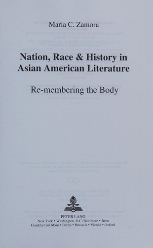 Nation, race & history in Asian American literature