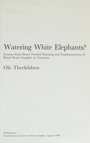 Watering white elephants?