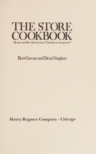The Store Cookbook