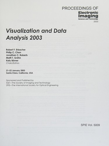 Visualization and data analysis 2003