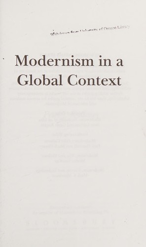Modernism in a Global Context