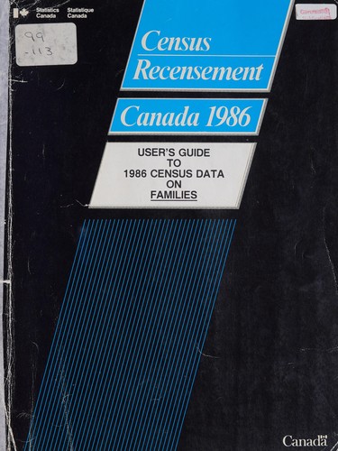 User's guide to 1986 census data on families