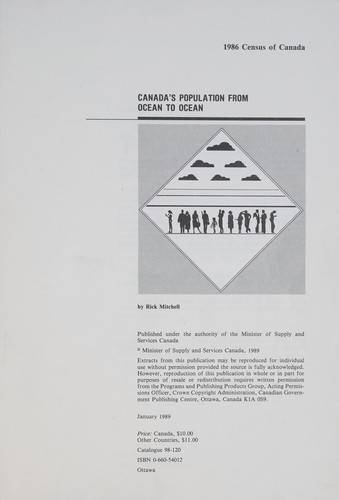 Canada's population from ocean to ocean