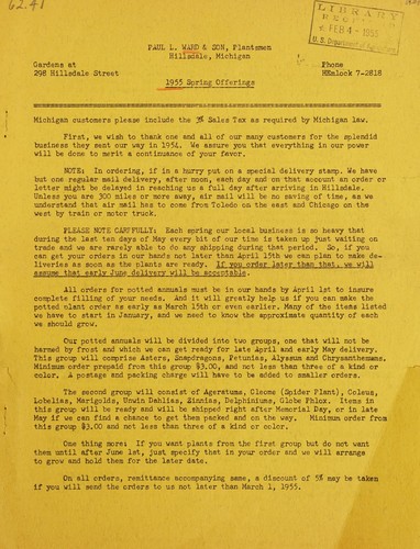 1955 spring offerings